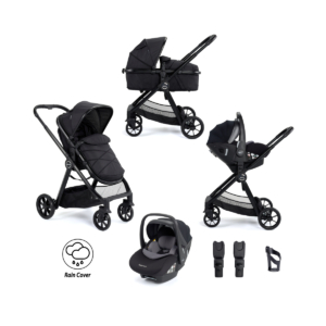 Babymore Mimi 3 in 1 Travel System Bundle with Pecan i-Size Cars