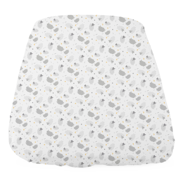 Chicco Crib Set 2 Piece Next2Me Forever Fitted Sheets - Grey She