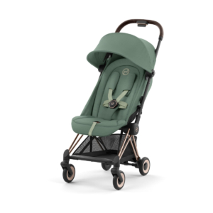 Cybex Coya Compact Stroller - Leaf Green/Rose Gold
