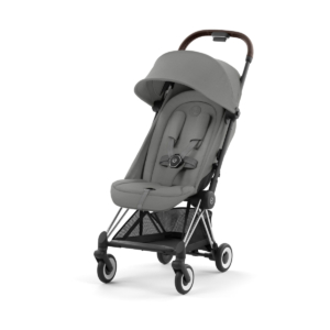 Cybex Coya Compact Stroller - Mirage Grey/Chrome Brown