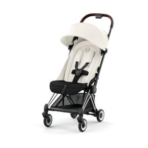 Cybex Coya Compact Stroller - Off White/Chrome Brown