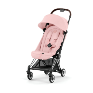Cybex Coya Compact Stroller - Peach Pink/Chrome Brown