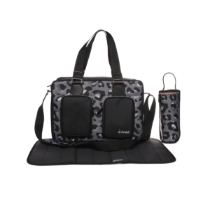 My Babiie Dani Dyer Deluxe Baby Changing Bag - Leopard Black (MB