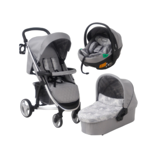 My Babiie MB200i Samantha Faiers iSize Travel System - Grey Trop