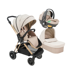 My Babiie MB250i Billie Faiers iSize Travel System - Oatmeal Her