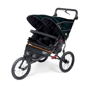 Out n About Nipper Sport Double V5 Stroller- Forest Black
