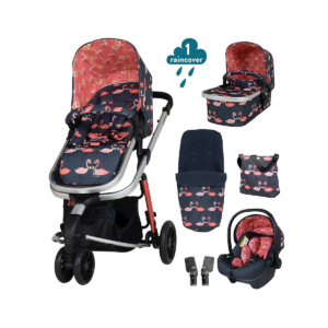 Cosatto Giggle 3in1 i-Size Accessories Bundle - Pretty Flamingo