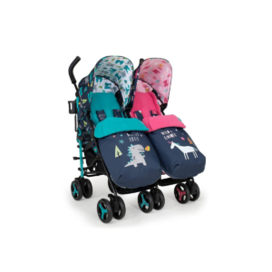 Cosatto Supa Dupa Go Twin Stroller - Magic Unicorn (CL)