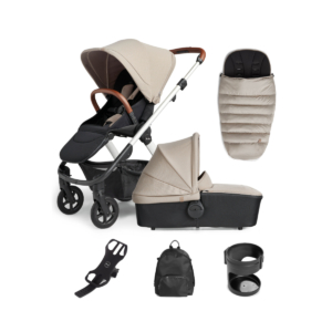 Silver Cross Tide 3in1 Pram System With Accessory Box - Stone