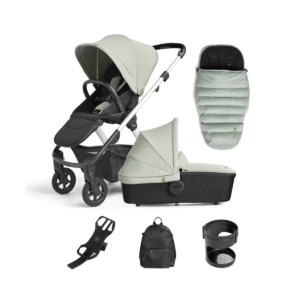Silver Cross Tide 3in1 Pram System With Accessory Pack - Sage
