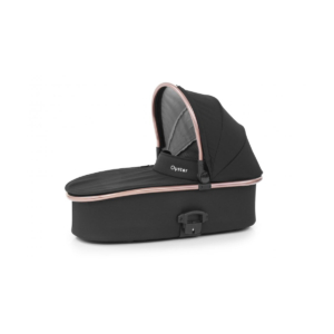 Babystyle Oyster Rose Gold Carrycot - Ink Black (CL)