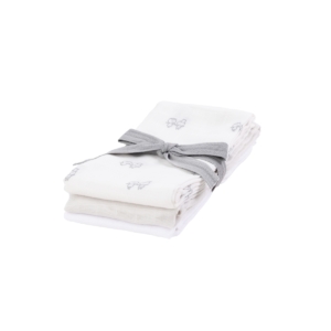 Kiki & Sebby 100% Cotton Pack of 3 Muslin Squares – Kiki & Seb
