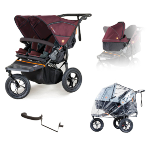 Out n About Double Nipper V5 Newborn & Toddler Starter Bundle-Br
