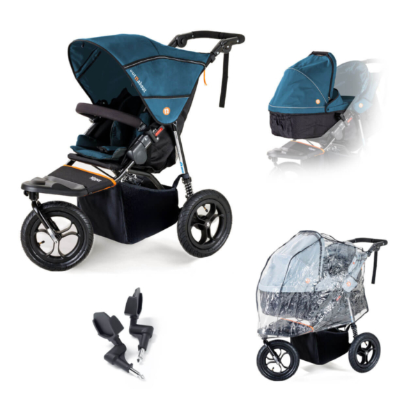 Out n About Nipper Single V5 New Starter Bundle-Highland Blue