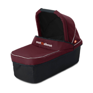 Out n About V5 Double Carrycot - Brambleberry Red