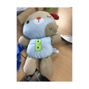 Red Kite Bertie Bear Blue Teddy Soft Cuddly Baby Toy Cushion (CL