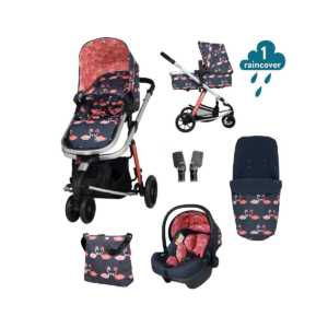 Cosatto Giggle 2in1 i-size Accessories Bundle - Pretty Flamingo