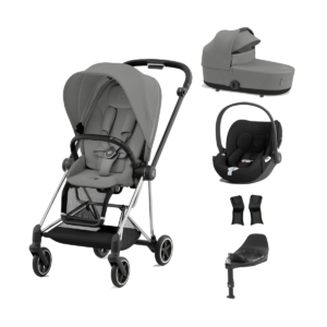 Cybex Mios Cloud T i-Size Bundles - Chrome Black/Mirage Grey