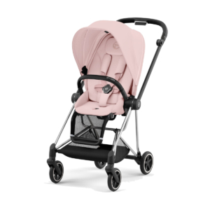 Cybex Mios Pushchair - Chrome Black/Peach Pink