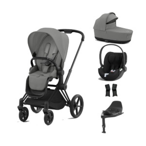 Cybex Priam Cloud T i-Size Bundles - Matt Black/Mirage Grey
