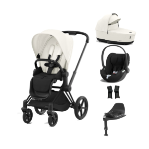 Cybex Priam Cloud T i-Size Bundles - Matt Black/Off White