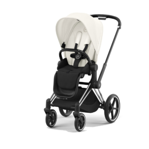Cybex Priam Pushchair - Chrome Black/Off White