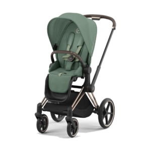 Cybex Priam Pushchair - Rosegold/Leaf Green