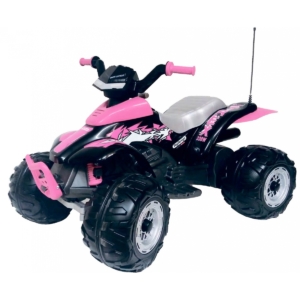 Peg Perego Corral T-Rex 330W Electrical Quad Bike-Pink (Refurbis