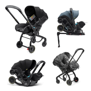 Doona X RECLINE Car Seat & Stroller with Isofix Base Bundle - Ni