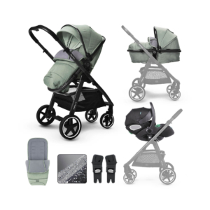 miniuno Toura Go Travel System with Lie Flat i-Size Carseat - Sh