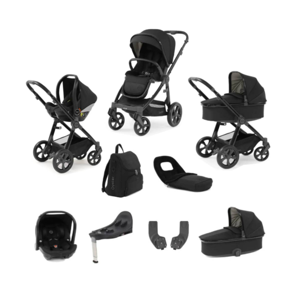 BabyStyle Oyster 3 Gloss Black Chassis Edition Luxury 7 Piece Bu